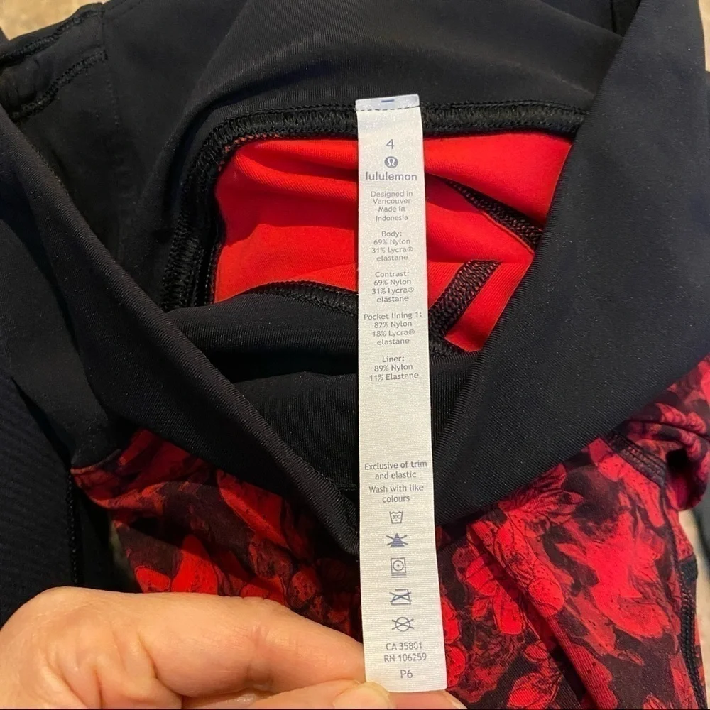LULULEMON Train Times Fast Pace Pants Special Edition Size 4